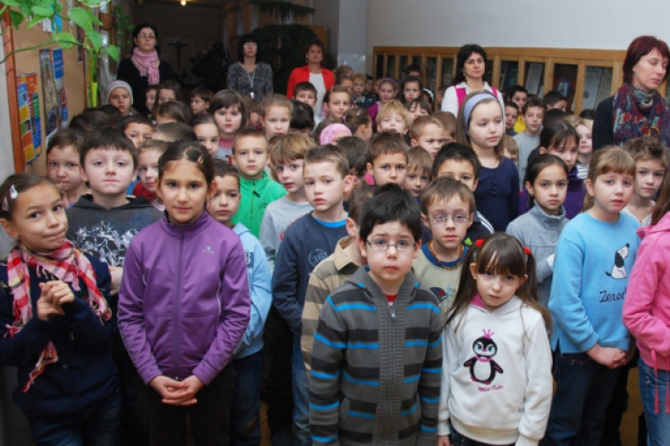 Iskolaszentelés a Piarista Iskolában  (Fotózta: Nagy Mária)