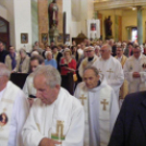 Németh László atya aranymiséje Mosonban