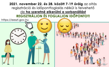 Az oltási akcióhétre is lehet időpontot foglalni