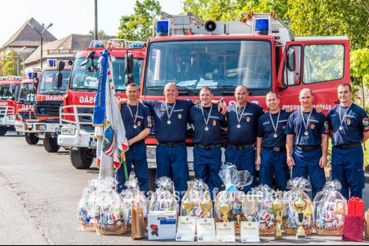 Megnyerték a mosonmagyaróvári tűzoltók a XII. Országos Tűzoltószakmai Vetélkedőt 