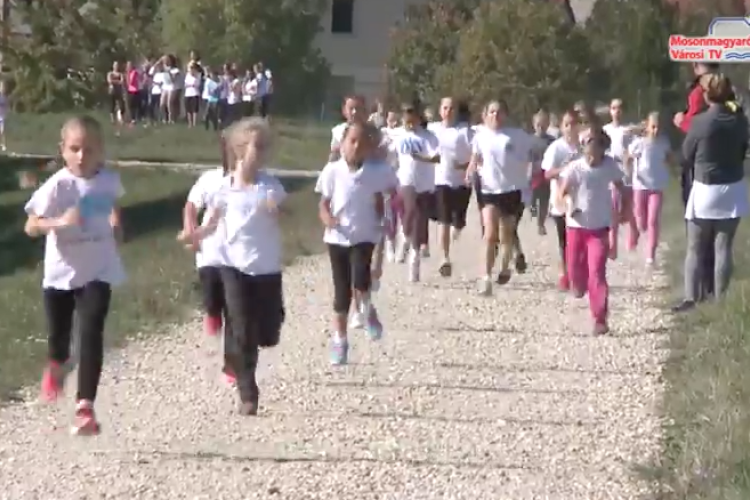 Mezei futóverseny a Lajta töltésen