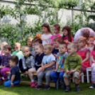 Az Ebuló Kutyaiskola interaktív kutyás bemutatója a Pillangó óvodában (Fotó: Stipkovits Veronika)