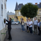 Hőnel Béla megemlékezés a Postapalota épületénél