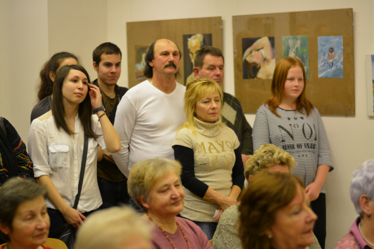 Hollósi Kamilla kiállítás megnyitója (Fotó: Nagy Mária)