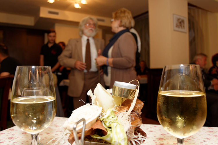 Óvárosi esték - meditatív impressziók: Karczagi Endre festőművész és Vizsy Ferenc író beszélgetőestje (fotó: Horváth Attila)
