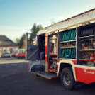 Nyílt nap a mosonmagyaróvári Tűzoltóságon - madártávlati képekkel