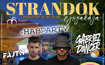 Több mint félszáz fürdőben lesz Strandok éjszakája szombaton