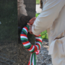 Költészet napi koszorúzás Ady Endre szobornál (Fotó: Nagy Mária)