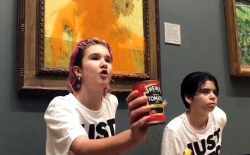 Ismét Vincent van Gogh festményeit rongálták meg Londonban környezetvédelmi aktivisták