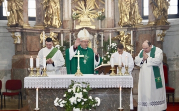Veres András győri megyéspüspök celebrálta az ünnepi szentmisét Mosonmagyaróváron