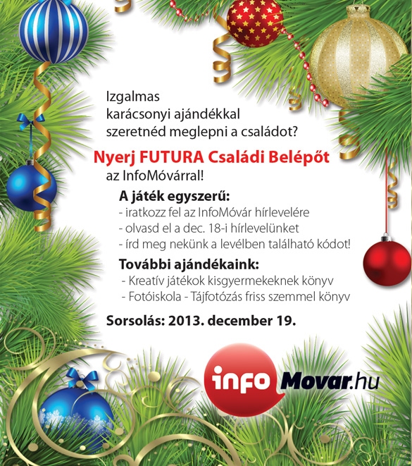 InfoMóvár Karácsonyi Nyereményjáték