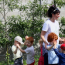 Az Ebuló Kutyaiskola interaktív kutyás bemutatója a Pillangó óvodában (Fotó: Stipkovits Veronika)