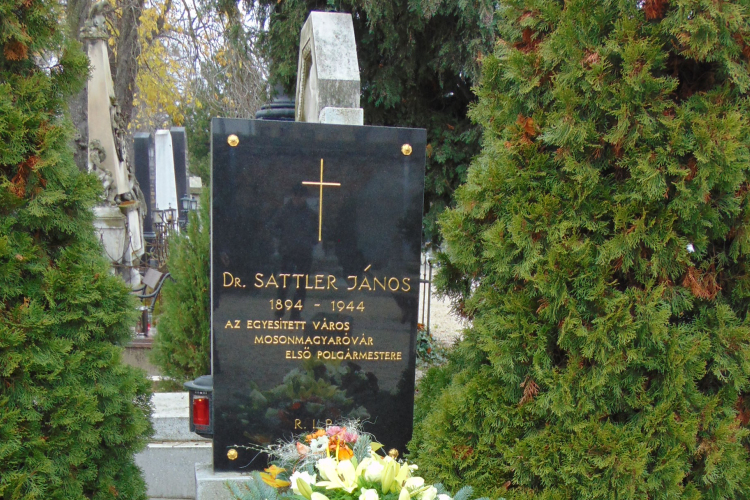 Tisztelgés az egyesített város első polgármestere előtt