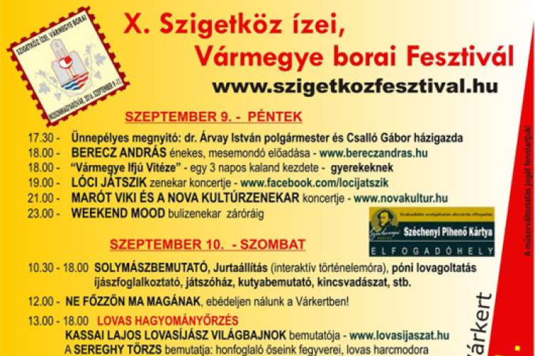  Szigetköz ízei, Vármegye borai Fesztivál 2. nap (Fotó: Stipkovits Veronika, Bánhegyi István)