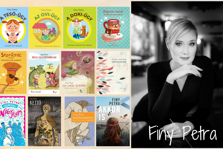Író-olvasó találkozó Finy Petrával a könyvtárban