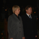 Kegyeleti megemlékezés a Gyásztéren (Fotó: Nagy Mária)