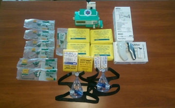Orvosi eszközök a mosonmagyaróvári mentőállomásnak