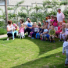 Az Ebuló Kutyaiskola interaktív kutyás bemutatója a Pillangó óvodában (Fotó: Stipkovits Veronika)