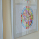 Mandala kiállítás a Huszár Gál Városi Könyvtárban ( Fotó: Patács Judit )