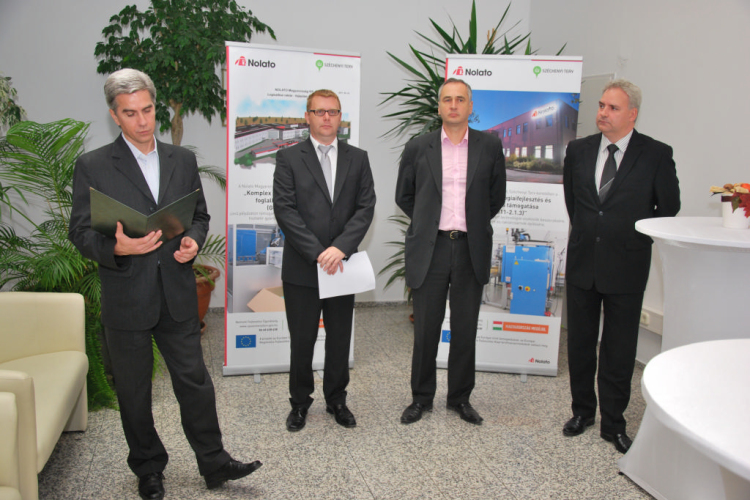 Nolato - Raktárcsarnok beruházásának záró rendezvénye (Fotó: Nagy Mária)