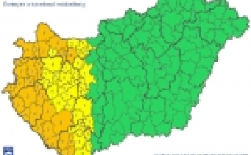 Narancssárga riasztás Győr-Moson-Sopron megyében 