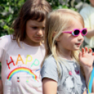 Az Ebuló Kutyaiskola interaktív kutyás bemutatója a Pillangó óvodában (Fotó: Stipkovits Veronika)