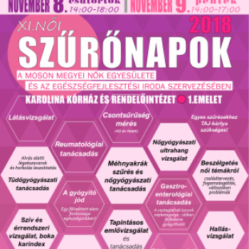 XI.  Női Szűrőnapok