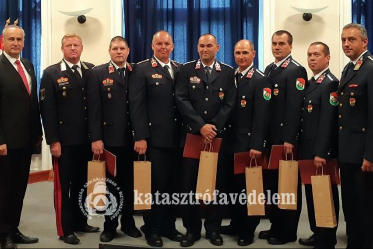 Mosonmagyaróvár városa megköszönte a tűzoltók munkáját