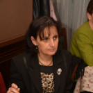 Óvárosi esték - Vizsy Ferenc beszélgetőpartnere Nusser Györgyné, Rajkai Takarék bankvezér  (Fotó: Nagy Mária)