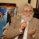 Óvárosi esték - meditatív impressziók: Karczagi Endre festőművész és Vizsy Ferenc író beszélgetőestje (fotó: Horváth Attila)