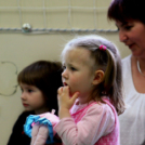 Mesekocsi Színház Micimackó előadása a Pillangó Óvodában (Fotó Stipkovits Veronika)