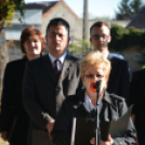 Megemlékezés a Mosoni temetőben (Fotó: Nagy Mária)