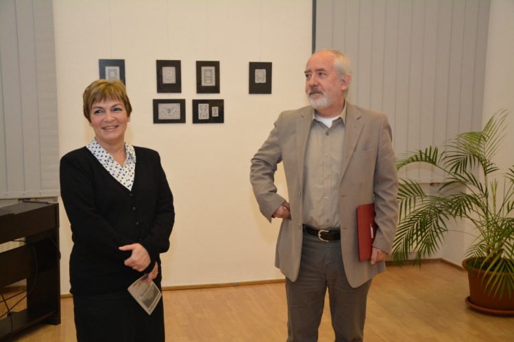 Papírmetszett grafikák (Fotó: Nagy Mária)