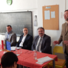 A Mosonmagyaróvári Tanoda ünnepélyes projektnyitó rendezvényére a Családok Átmeneti Otthonában. 