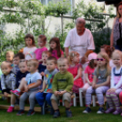 Az Ebuló Kutyaiskola interaktív kutyás bemutatója a Pillangó óvodában (Fotó: Stipkovits Veronika)