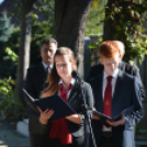 Megemlékezés a Mosoni temetőben (Fotó: Nagy Mária)