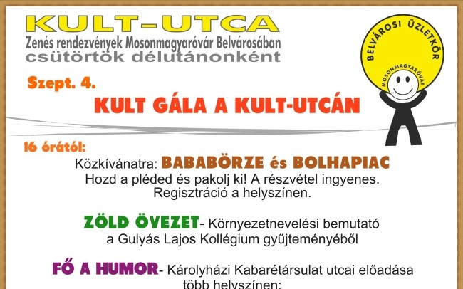 KULT-UTCA - KULT GÁLA A KULT-UTCÁN