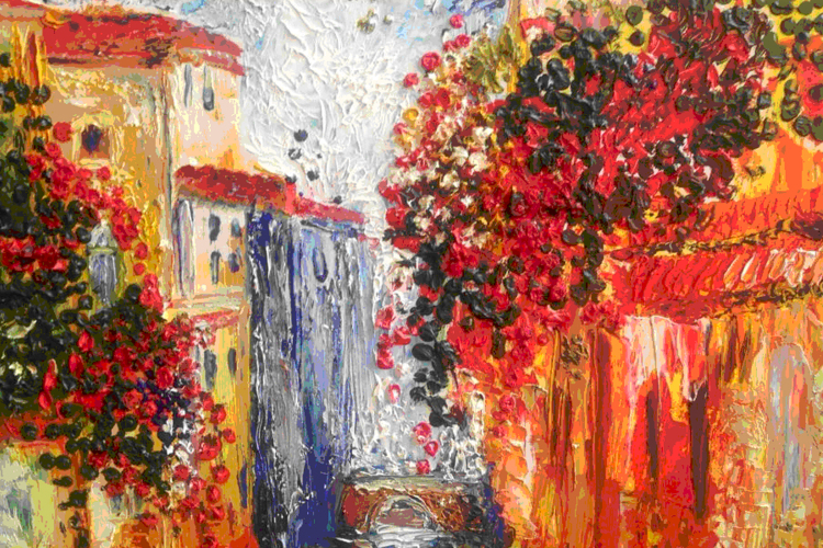 Festménykiállítás a könyvtárban