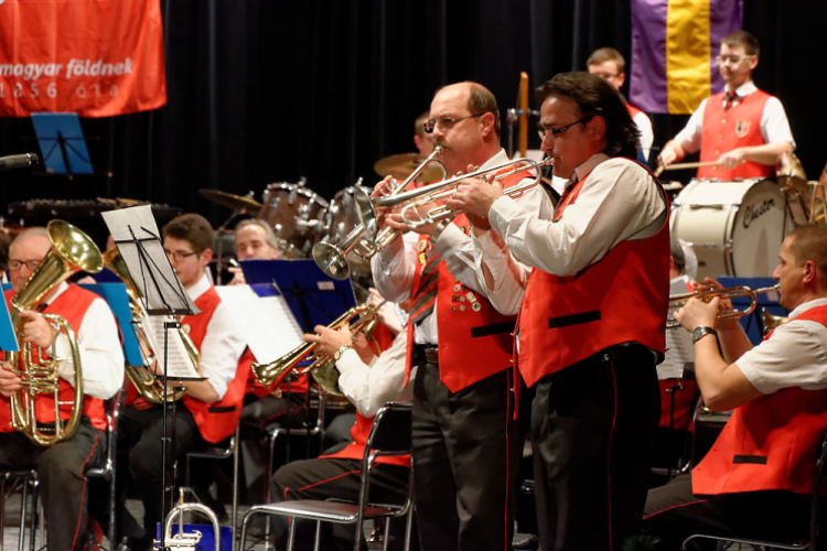 Lions jótékonysági koncert a Musikverein Andau és Kühne Fúvószenekarral  (fotó: Horváth Attila)