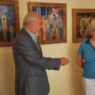 Matusz Péter Pál kiállításának a zárása, nyereménysorsolással (Fotó: Nagy Mária)