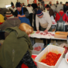 Kolbásztöltő verseny (Fotó: Nagy Mária)