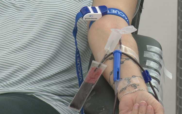 Véradást szervezett a katasztrófavédelem