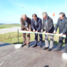 Közlekedési csomópont -  világítás átadása: Jánossomorja-Ipari Park - 2014.szeptember 29. hétfő