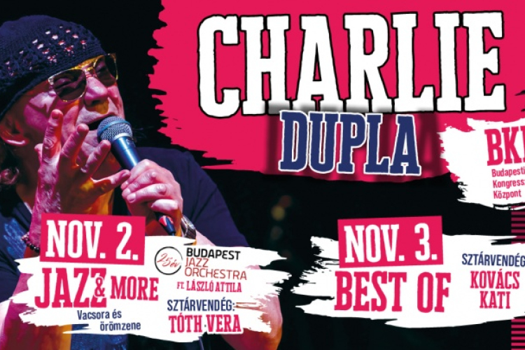 Dupla Charlie-koncert sztárvendégekkel a BKK-ban