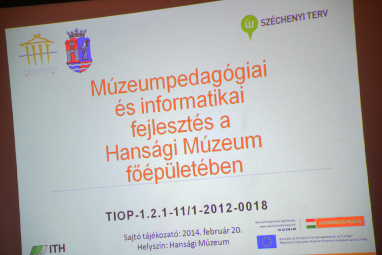 Fejlesztés a Hansági Múzeumban sajtótájékoztató (Fotó: Nagy Mária)