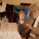 Óvárosi esték - meditatív impressziók: Karczagi Endre festőművész és Vizsy Ferenc író beszélgetőestje (fotó: Horváth Attila)