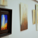 Borbély Károly képzőművész kiállítása a Flesch Károly Kulturális Központban ( Fotó: Patács Judit )