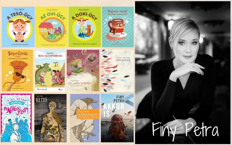 Író-olvasó találkozó Finy Petrával a könyvtárban