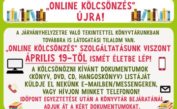 Újraindul az online kölcsönzés a Huszár Gál Városi Könyvtárban 