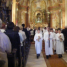 Németh László atya aranymiséje Mosonban